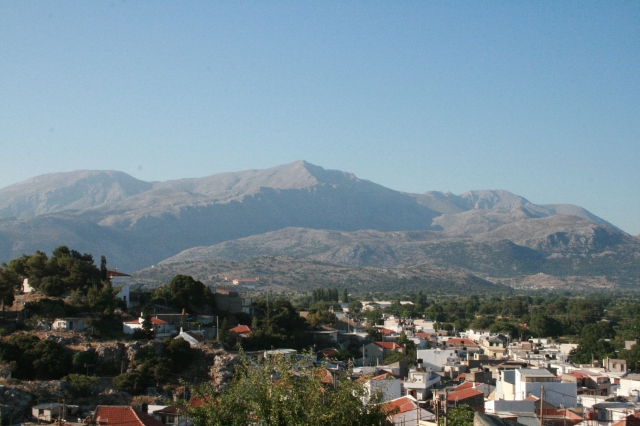 Vue depuis l'hôtel Argoulias [View from the Argoulias hotel]